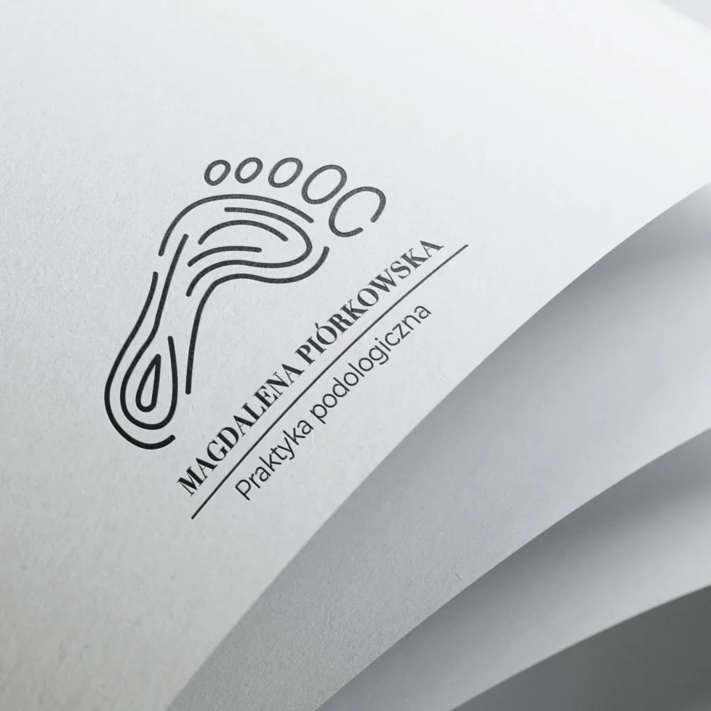 projekt graficzny logo dla podologa